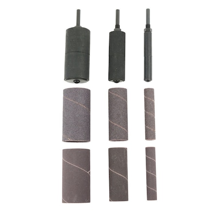 Big Horn 9 Piece 3 Inch Drum Super Long Sand Kit 19540